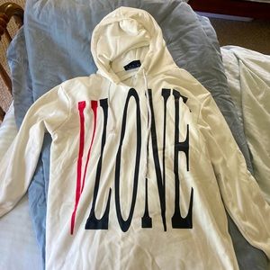WHITE VLONE HOODIE